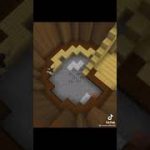 Underground house building in minecraft./#Shorts