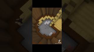 Underground house building in minecraft./#Shorts
