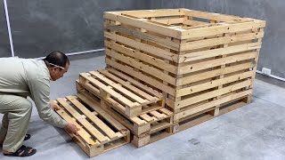 Useful Recycling Projects From Old Pallets – Make A Simple Swimming Pool Out Of Pallets