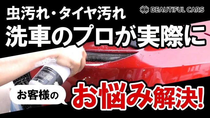 【お悩み解決！】洗車のプロがお客様の「車の汚れ」を実際に除去してきました！