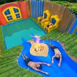 125 Days Building The Most Amazing Underground Water Slide Temple House