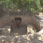 41Day We Build Temple Underground House Water Slide To Tunnel Underground Swimming Pools 