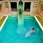 90 Days build underground temple tunnel and water slide pool |underground walter slide pool|