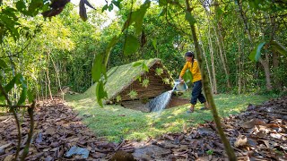 Amazing Girl Build The Most Lovely Underground House Villa By Ancient Skills