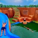 Best Building Underground Swimming Pool And Temple