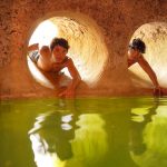 Build Beautiful Temple Underground House And WaterSlide Tunnel Swimming Pools