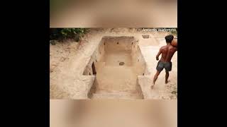 Build underground house with pool