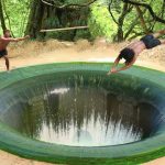 Building Underground Swimming Pool in The Deep Wilderness Spend 68 days