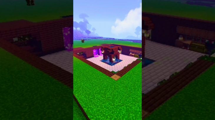 Building an underground house in Minecraft