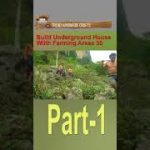 How to build Underground House with Farming Areas Part 1 #shorts