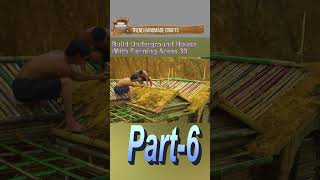 How to build Underground House with Farming Areas Part 6 #shorts