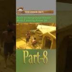 How to build Underground House with Farming Areas Part 8 #shorts
