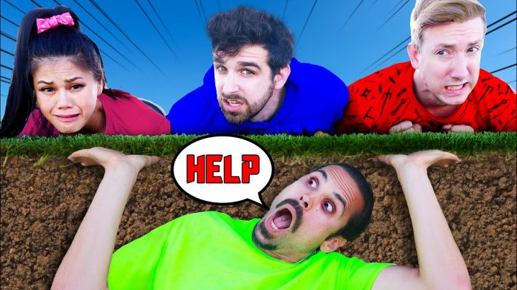 JUSTIN is HERE… but BURIED UNDERGROUND!