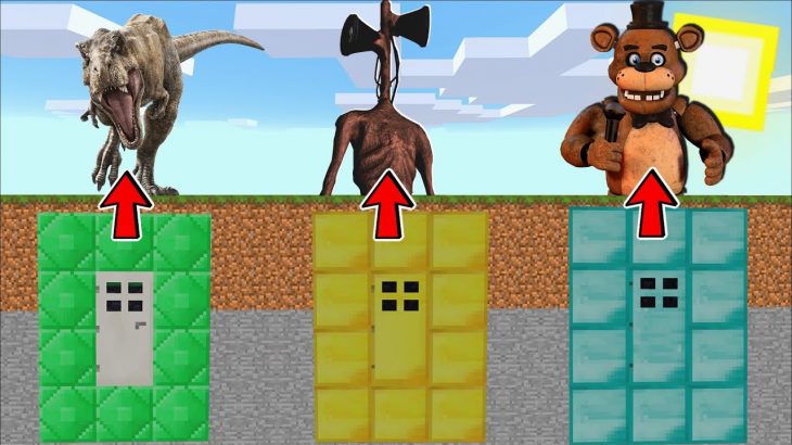 Minecraft DON’T CHOOSE THE WRONG UNDERGROUND HOUSE !!