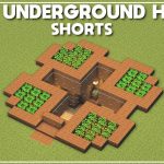 Minecraft: Easy Underground House #Shorts