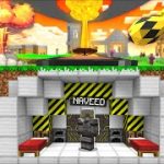 Minecraft NUCLEAR FALLOUT UNDERGROUND HOUSE MOD / DANGEROUS BUNKER BUILD !! Minecraft Mods