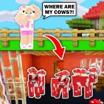 My BEST FRIEND Built A *SECRET* UNDERGROUND HOUSE To TRAP MY MUSHROOM COWS In Minecraft!