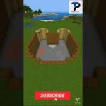 Underground House in Minecraft Timelapse :#shorts