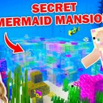We Found A *SECRET* UNDERGROUND MERMAID MANSION In Minecraft!