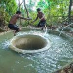 you tube Build Tunnel Swimming pool Water slide To Temple under ground swimming pool Jil Jung Juk