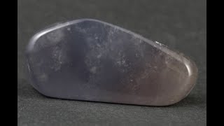 ブルーカルセドニー 原石 磨き 14.9g / Blue Chalcedony