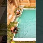 91 Days Built Underground Temple Tunnel and Water Slide Pool