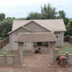 Build A Fence Around The House With Bamboo And Clay Using Traditional Technology