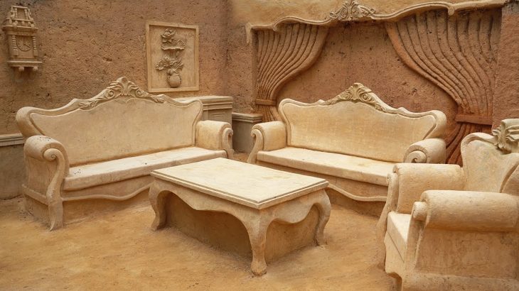 Build Most Modern and Luxury Underground House with Private Underground Living Room and King Room