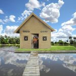Building The Most Beautiful Lovely House On Water and Sitting Place Near Mud House