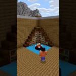 MINECRAFT timelaps UNDERGROUND house build ? #shorts