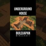 Minecraft TIMELAPSE Underground House (Para Supervivencia) #shorts #minecraft