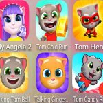 My Talking Angela 2,My Talking Tom2,My Hank,Ginger Ball,Tom Splash,Tom Friends,Tom Hero,Tom Gold Run