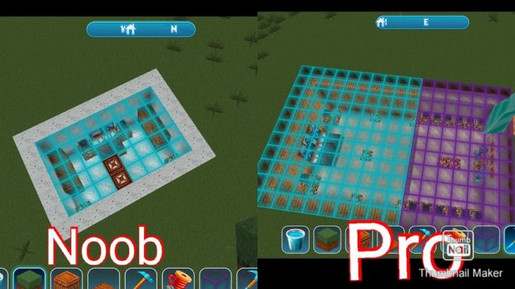 Noob vs Pro Underground house making in minecraft