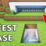 The Most SAFEST Secret Underground Base with Best DEFENSE System in Minecraft