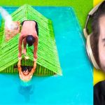 They Built a SECRET Underwater House!