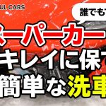 【簡単】誰でもできる！スーパーカーも普通車も綺麗を保てる正しい洗車方法！【シンプル】