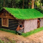 25Days Building Underground House with Decoration Underground Room