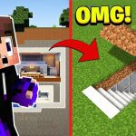 A Secret Underground House In Minecraft