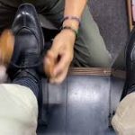 ＜ASMR＞靴磨き／Shoeshine at 大阪・伊丹空港　vol49