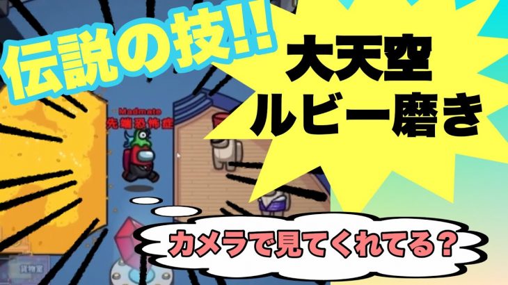 【AmongUs】『大天空ルビー磨き！！！』【#せんたん切り抜き #先端恐怖症】