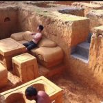 Building Underground Water Maze To Secret Underground House And Swimming