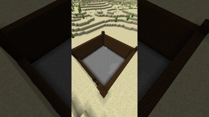 HOW to build an underground HOUSE with a farm under an open ROOF in Minecraft ?