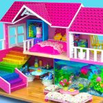 How To Make Awesome Two storey Billionaire Villa With Underground Aquarium | DIY Miniature House #30