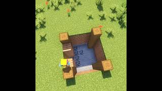Minecraft mini underground house | #minecraft #shorts #gaming