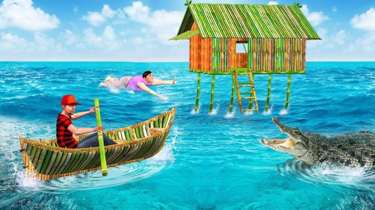 Must Watch New Funny Comedy Video नदी में जादुई बाँस घर Magical River Bamboo House Challenge Comedy