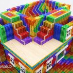 Satisfying Video  Make Double Slide To Swimming Pool Of Catfish & Eel In Underground Pyramid Temple