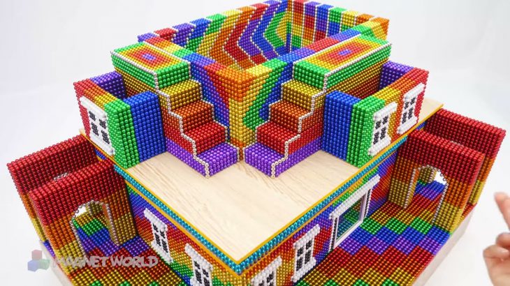 Satisfying Video  Make Double Slide To Swimming Pool Of Catfish & Eel In Underground Pyramid Temple