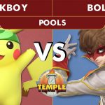 Temple: Hermès Edition POOLS – Bolt (Joker) Vs. SickBoy (Pikachu) SSBU Ultimate Tournament