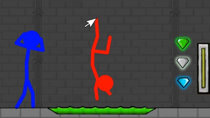 Watergirl and Fireboy , Stickman Animation ( part 2 mystery temple parkour)