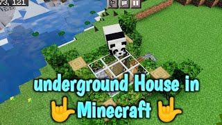 underground House in Minecraft ?